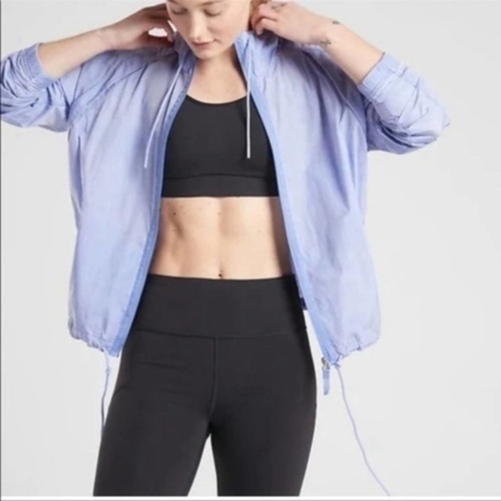 Athleta Expedition Hike Shell Jacket Victorian Periwinkle 530859